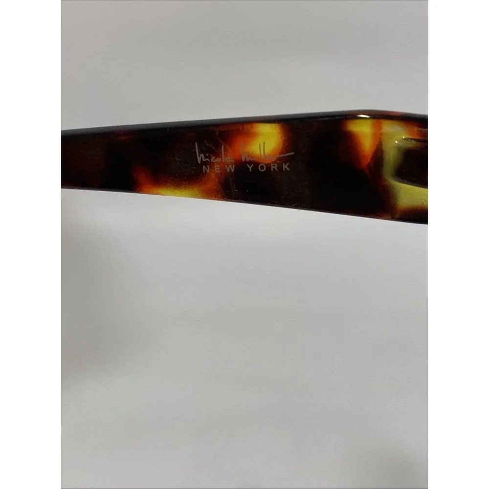 Nicole Miller Readers CatEye Glasses NM326  +2.50 Chunky Brown Acetate‎ Tortoise